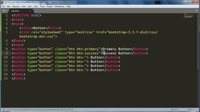 How to Create Bootstrap Button|Bootstrap Tutorial for Beginners смотреть онлайн