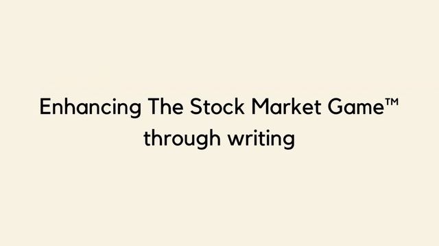 The Stock Market Game and InvestWrite смотреть онлайн