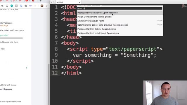 Paperscript Syntax Highlighting in Sublime Text 3 смотреть онлайн