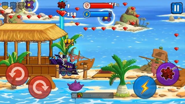 Машина ест машину 3 #67 Босс Подлодка в Хищных машинок. Яйцелот спас тачку Ховер в Car Eats Car смотреть онлайн