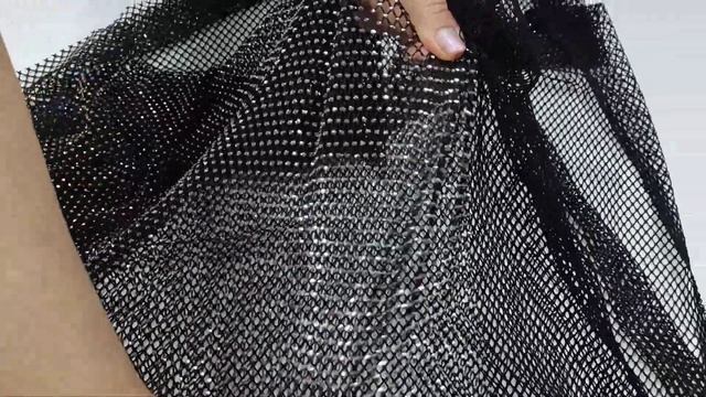 Сетка со стразами SS 10 CRISTALL HEMATITE, цв. 