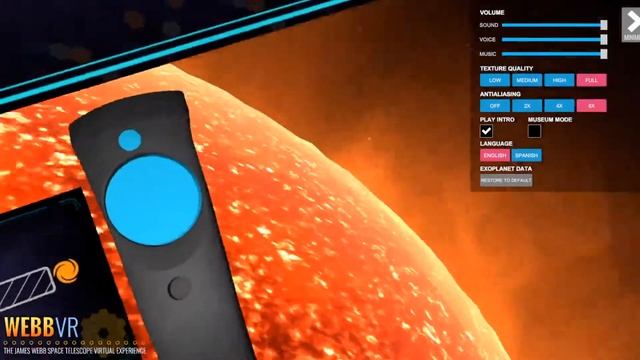 WebbVR The James Webb Telescope Virtual Experience смотреть онлайн