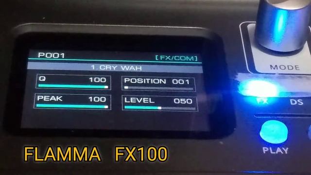 VALETON GP-100 & FLAMMA FX100 & NUX MG-300 ワウ 弾き比べ（Clean sound）Wah comparison смотреть онлайн