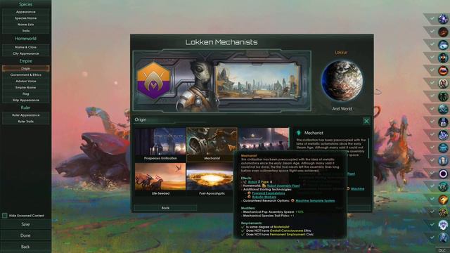 Stellaris PerOp: Mechanist Origin смотреть онлайн