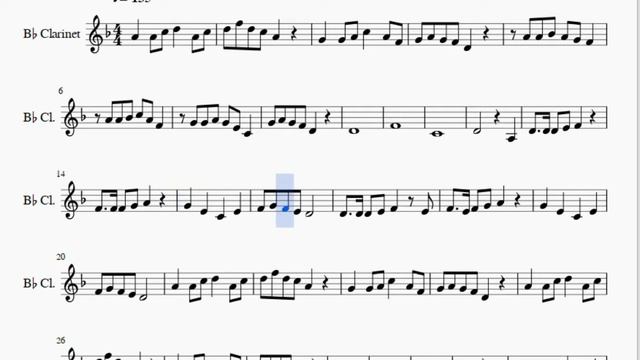Clarinet Sheet Music: How to play Butterfly by Smile смотреть онлайн