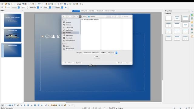 OpenOffice Impress Slideshow Beginner Tutorial! смотреть онлайн