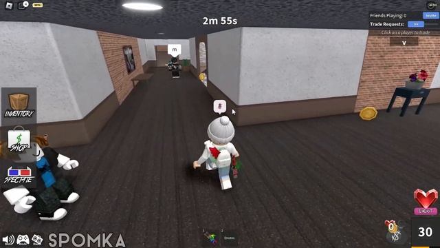 Играю ТОЛЬКО за мардера в Murder Mystery 2! ? ROBLOX смотреть онлайн