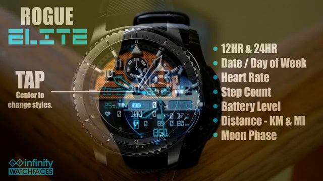 Samsung Gear S3 - Rogue Elite by Infinity Watchfaces - FREE Coupon Giveaway! - Jibber Jab Reviews! смотреть онлайн