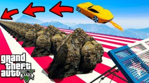 МОЖНО ЛИ ПЕРЕПРЫГНУТЬ 100+ КАМНЕЙ ЭКСПЕРИМЕНТ В ГТА 5 МОДЫ! ОБЗОР МОДА В GTA 5! ИГРЫ ГТА ВИДЕО MODS