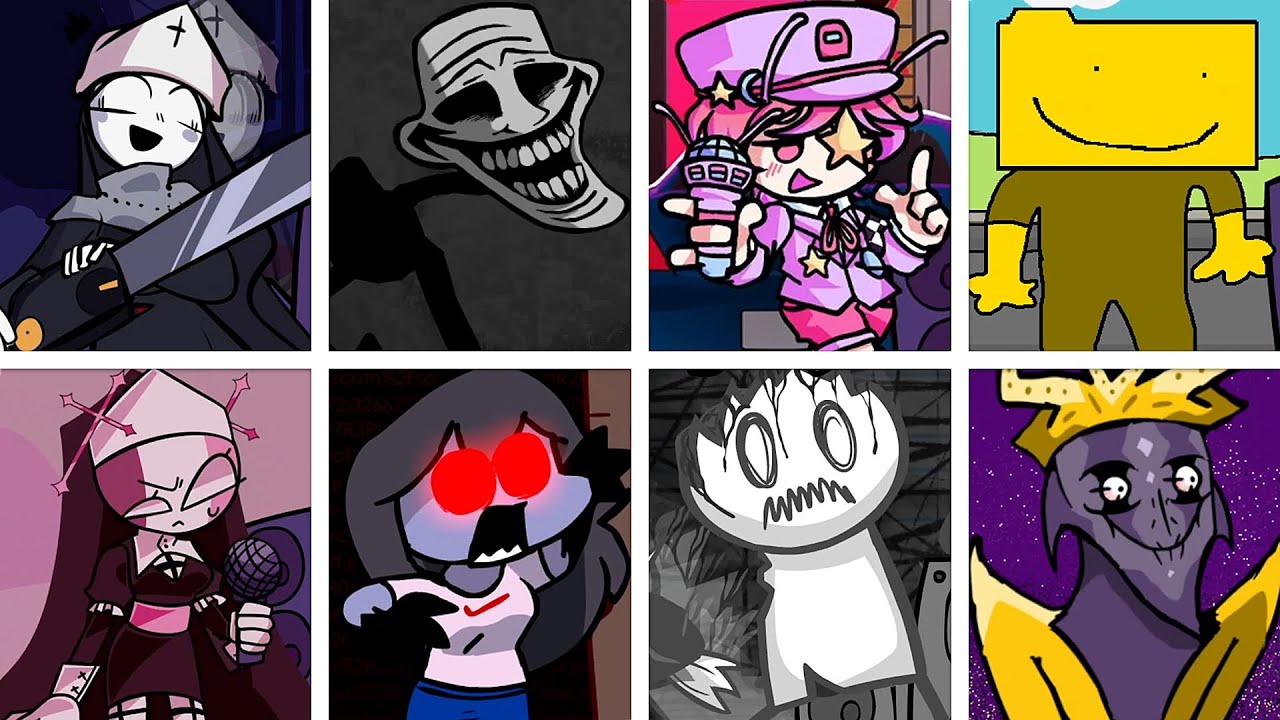 Challeng-EDD but Every Turn a Different Character Sings ?(FNF Challeng-EDD but Everyone Sings) смотреть онлайн