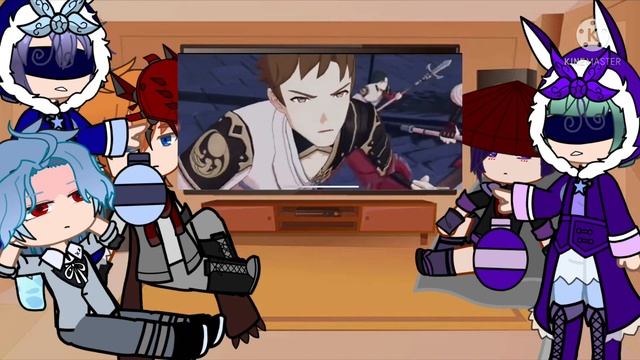 fatui harbingers react to signora vs baal moment || genshin impact react (1/?) смотреть онлайн