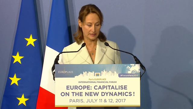 Introduction by Ségolène Royal - 24th Paris EUROPLACE International Financial Forum смотреть онлайн