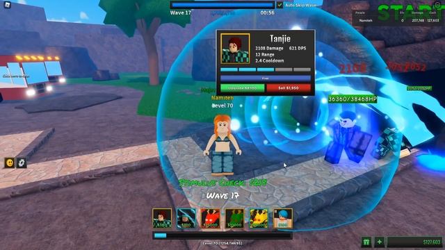 (Slayer Mark) Tanjiro is a cheap MONSTER on Ultimate Tower Defense | Roblox смотреть онлайн