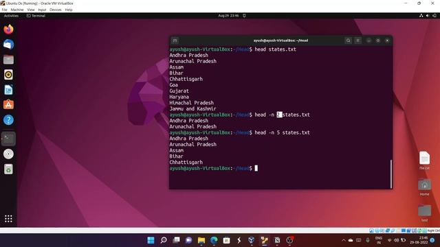 Linux Command Line Basics Tutorials - Head command in Linux with examples смотреть онлайн
