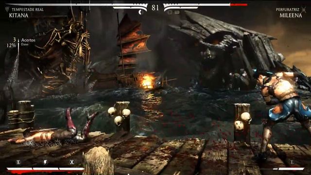 Mortal Kombat X - Kitana Vs Mileena смотреть онлайн
