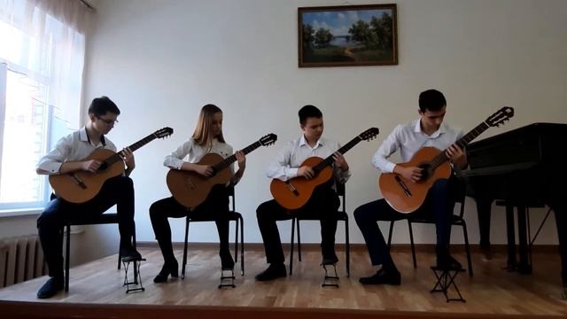 Ансамбль гитаристов МБОУ ДО ДШИ 5 им.Д.Д.Шостаковича г. Курска смотреть онлайн