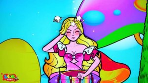 Cartoon - Paper Dolls Dress Up - Costume Rich VS Poor Rapunzel Green Dress - DIY Dresses Handmade