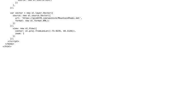 GIS: OpenLayers Display KML Layer смотреть онлайн