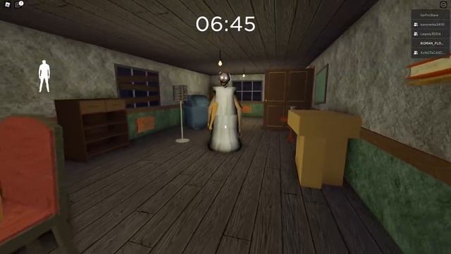 ПОБЕГ от ЗЛОЙ Бабки ГРЕННИ в GRANNY ONLINE! - Roblox смотреть онлайн