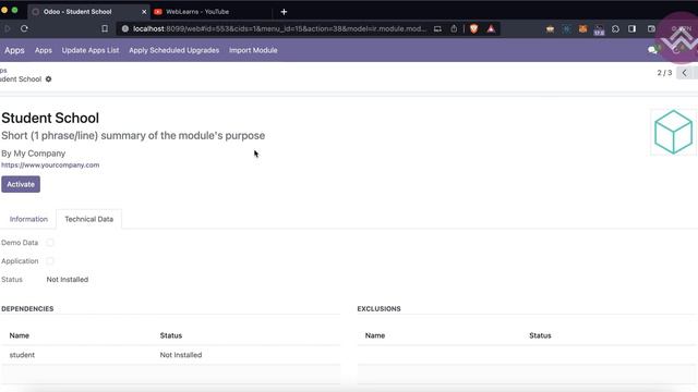 Автоматическая установка модулей в Odoo 17 смотреть онлайн