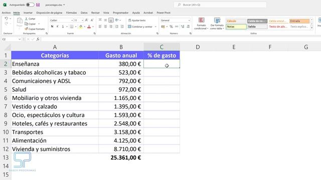 Cómo CALCULAR PORCENTAJES en Excel ✅ Guía completa 2023 смотреть онлайн