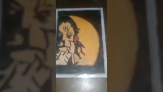 sketch painting on Hanuman Ji ??? Jojo Hanuman Ji ko manta hai vo channel ko subscribe Karen смотреть онлайн