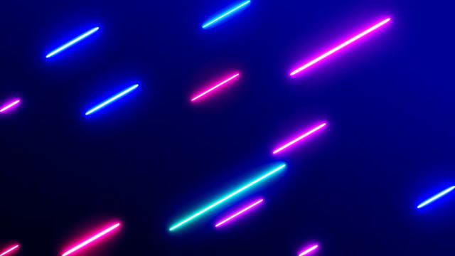 ⚡️🎶 Neon Laser Beams Lines Retro Abstract VJ Loop Video Background for Edits смотреть онлайн