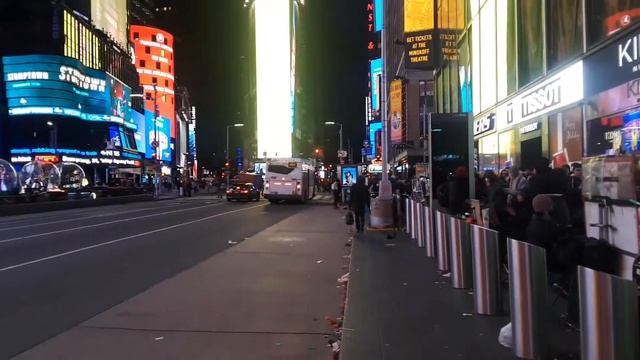 Вечерний Рождественский Манхэттен Manhattan New York смотреть онлайн