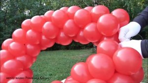 ВОСЬМЁРКА ИЗ ШАРОВ цифра 8 своими руками How to make a BALLOON NUMBER 8 eight TUTORIAL
