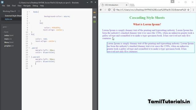 9.3.Div Id Class and New Style Sheet смотреть онлайн