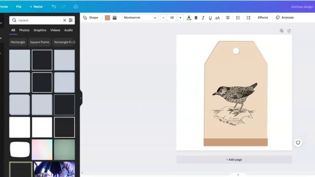 Create A Custom TAG Design - Canva Tutorial For Beginners - Part 2