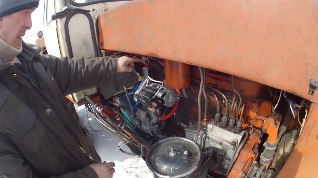 Переходник с ПД на стартер на трактор ЮМЗ-6 смотреть онлайн