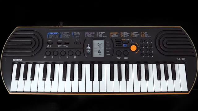 Teclado Casio SA-76 смотреть онлайн