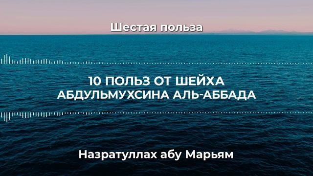 6. Десять польз от Шейха АбдульМухсина аль-Аббада. Назратуллах абу Марьям смотреть онлайн