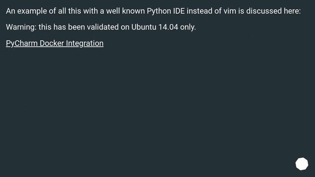 Work with docker and IDE смотреть онлайн