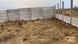 Еврозабор / Бетонный забор 132 метра за 3 дня. Часть 1