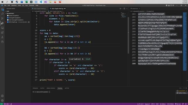 Python Solution - Advent of Code 2022 - Day 03 - Rucksack Reorganization смотреть онлайн