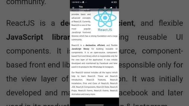 reactjs introduction | reactjs introduction in hindi |#react #javascript #npm смотреть онлайн