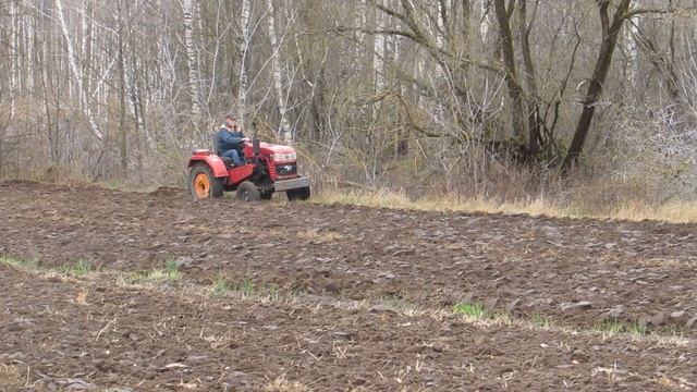 Вспашка огорода после овса. смотреть онлайн