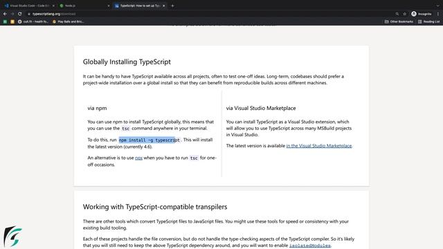 TypeScript Tutorial | Installing Dependencies смотреть онлайн