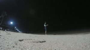 Ночная ловля кальмара с берега. Рыбалка в Паттайе.