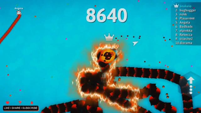 MOST DELICIOUS SNAKE IN SNAKE. IO! Epic Snakeio Gameplay