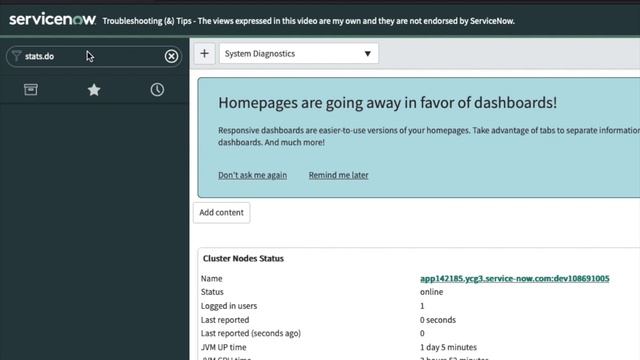 ServiceNow how to... find which node I’m connected смотреть онлайн