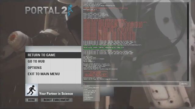 How to play Portal 2 coop alone, switching players смотреть онлайн