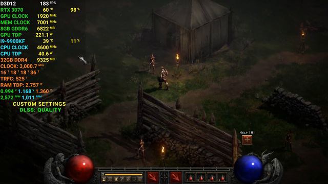 Diablo II Resurrected (DLSS) 1440P | RTX 3070 | i9-9900KF 4.6Ghz смотреть онлайн