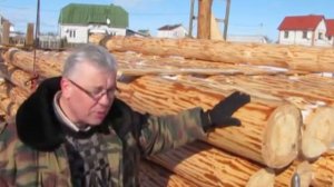 Сушка строительного леса в штабеле. Сруб своими руками. Часть 2.