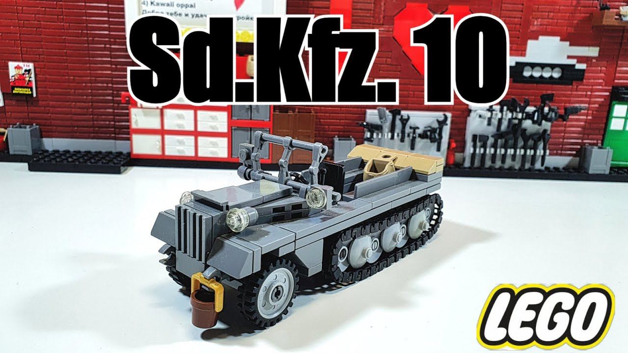 LEGO самоделка: Sd.Kfz 10 . Сборка для подписчиков! смотреть онлайн