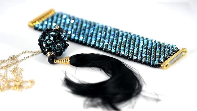 Комплект украшений "Чёрный лёд" смотреть онлайн