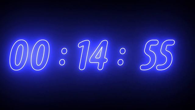 Неоновый таймер - 30 минут (обратный отсчет) смотреть онлайн