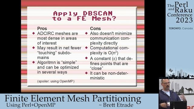 Finite Element Mesh Partitioning Using Perl+OpenMP - Brett Estrade - Perl and Raku Conference 2023 смотреть онлайн